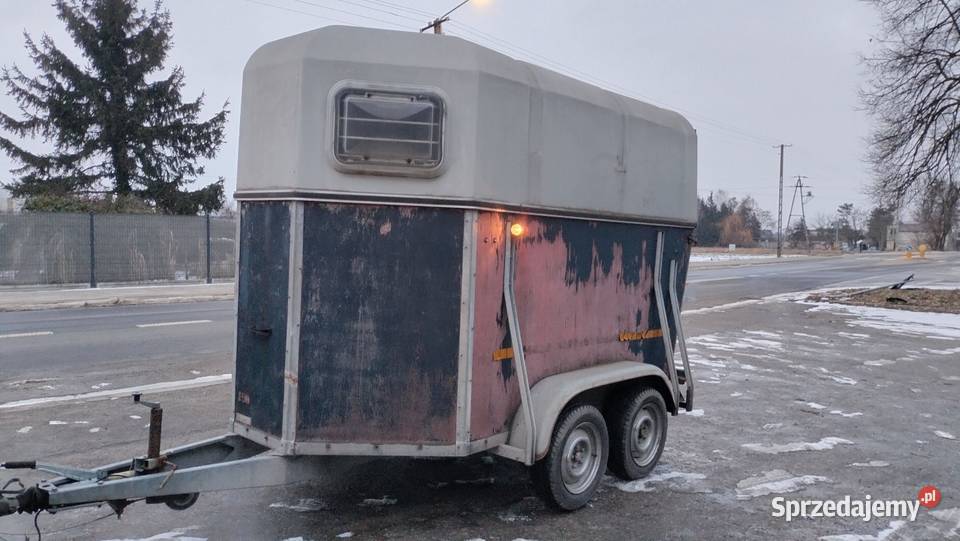 Przyczepa koni abl lastrup bockman koniowoz Kostrzyn