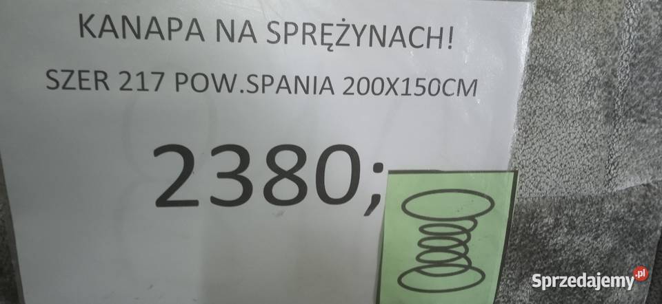 KANAPA Z DUŻĄ FUNKCJĄ SPANIA Chełmża