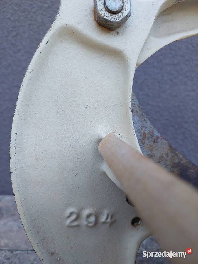 Stara krajalnica gilotyna do ziół Raadvad 294 Tczew