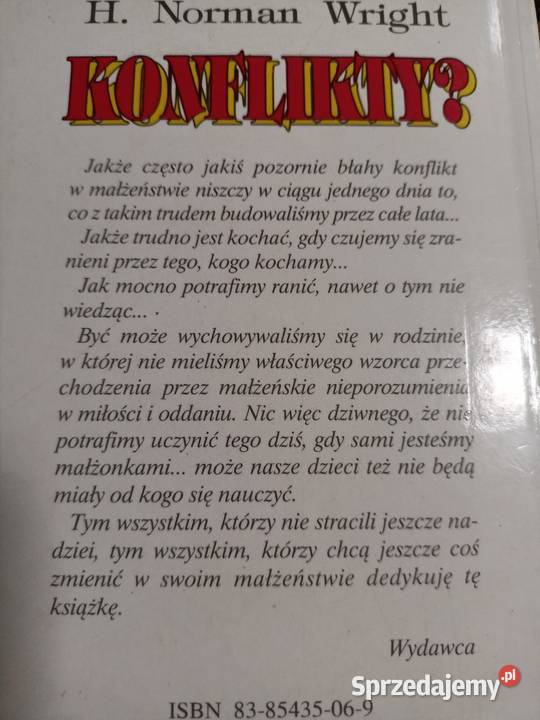 Konflikty książka poradnik podręczniki szkolne Warszawa sprzedam