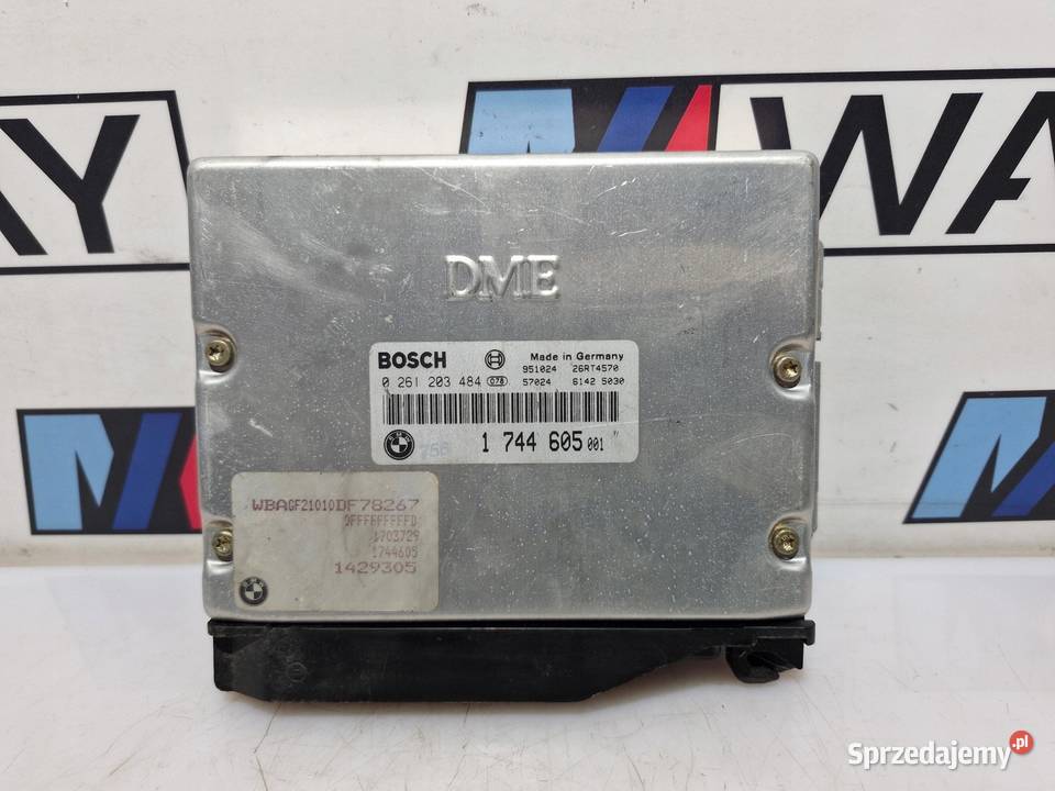 BMW E38 MODUŁ STEROWNIK DME 1744605 osobowe Komputery
