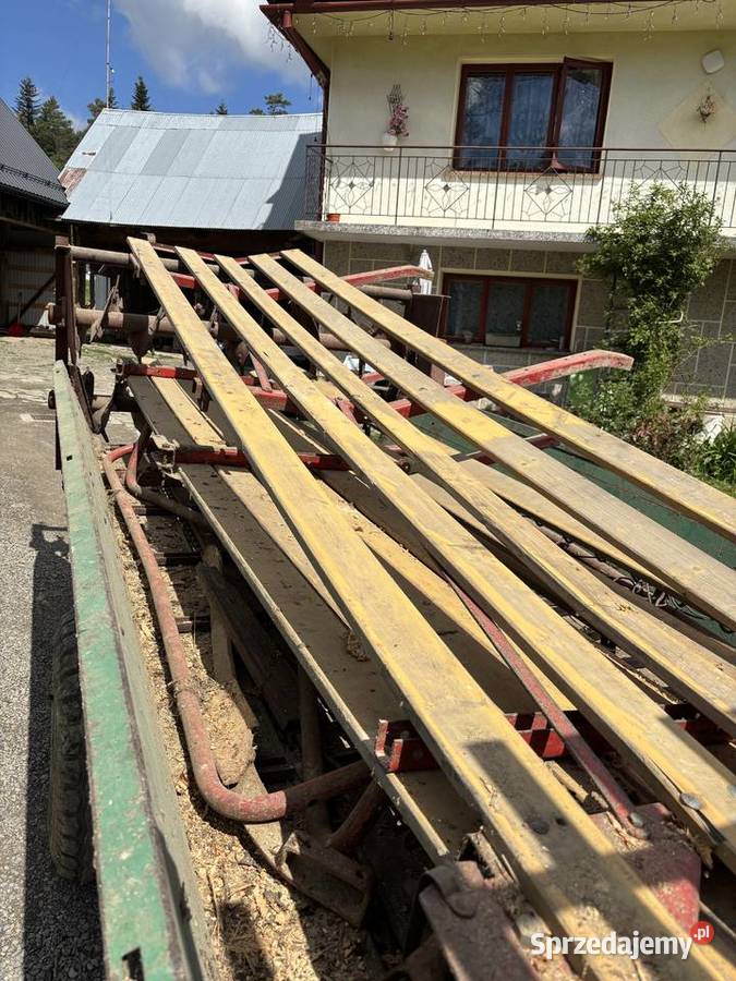 Przyczepa 2w1 samozbierajaca strautmann Limanowa