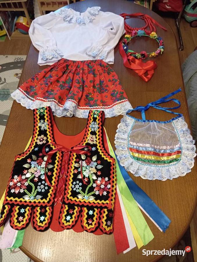 Strój krakowski małopolskie Krzeczów