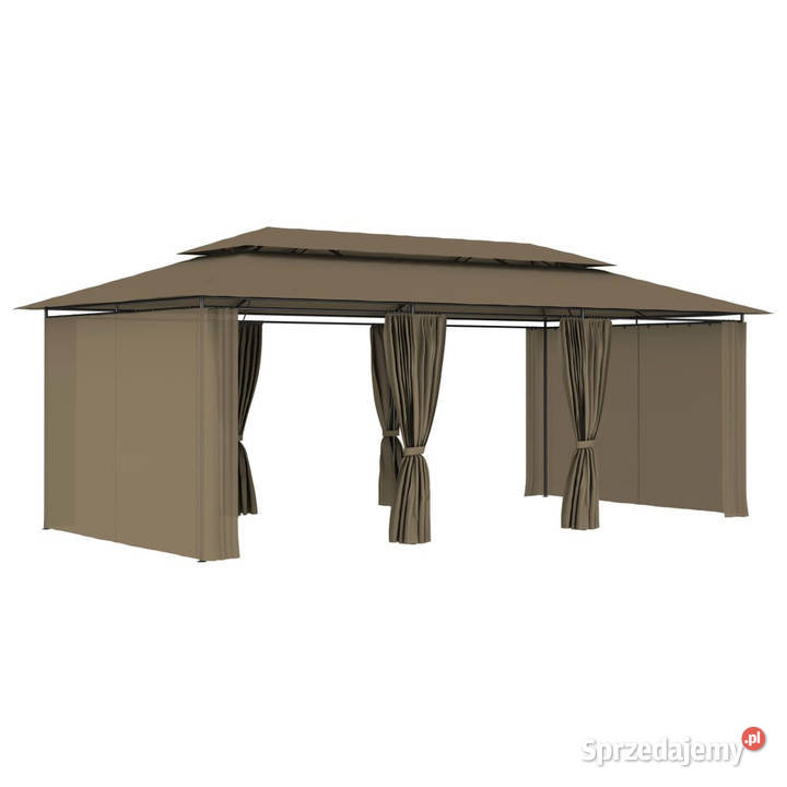 Altana z zasłonami 600x298x270 kolor taupe 180 Warszawa