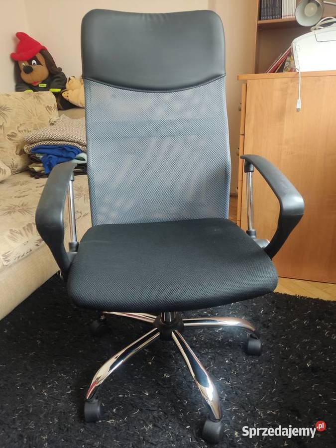 Fotel obrotowy czarnoszary podlaskie Białystok