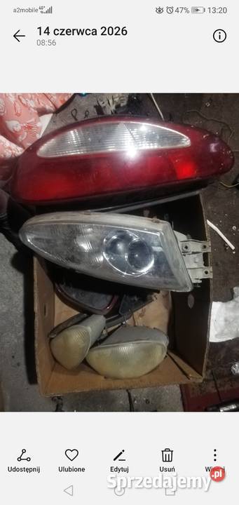 Lampa Hyundai coupe części lusterko podlaskie Grajewo sprzedam
