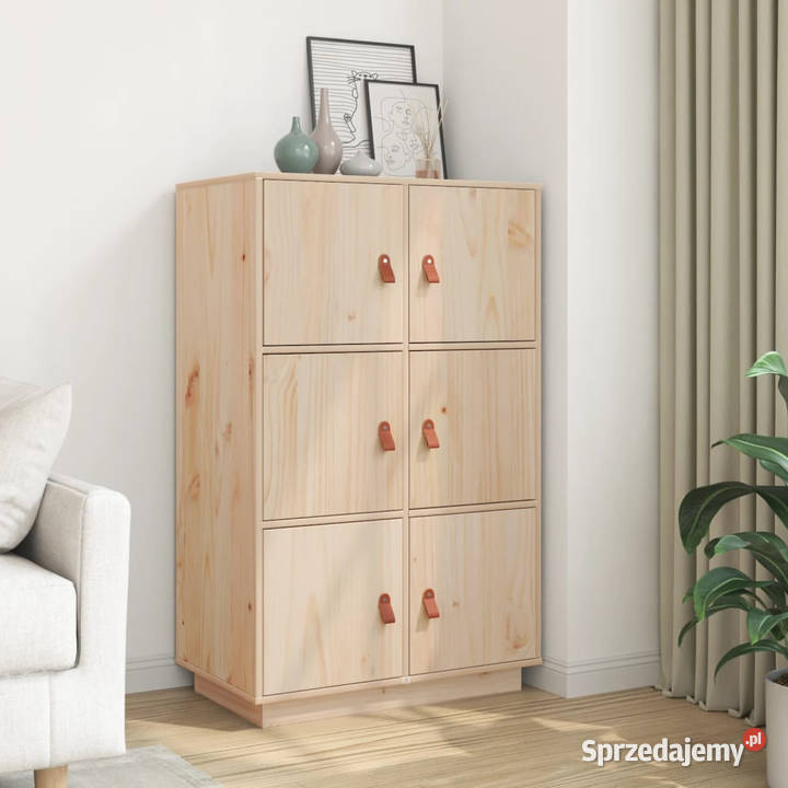 Szafka 67x40x1085 lite drewno sosnowe WM820172 Warszawa sprzedam