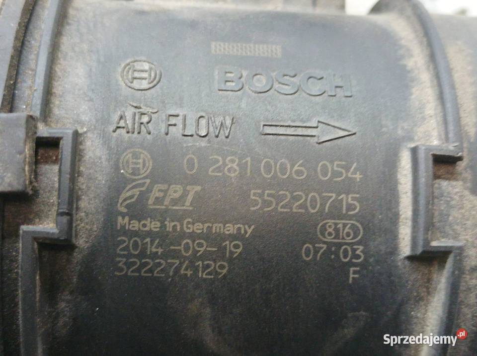 OBUDOWA FILTRA POWIETRZA 51947321 13 CDTI Fiat świętokrzyskie