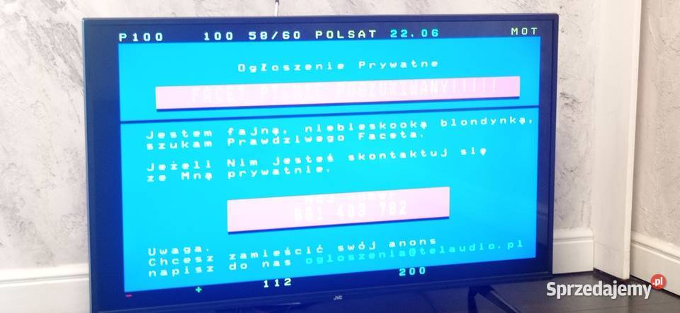 Telewizor JVC 43 cale LCD LED 540 MONITOR VGA Częstochowa