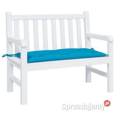 vidaXL Poduszka na ławkę ogrodową niebieska Poduszki