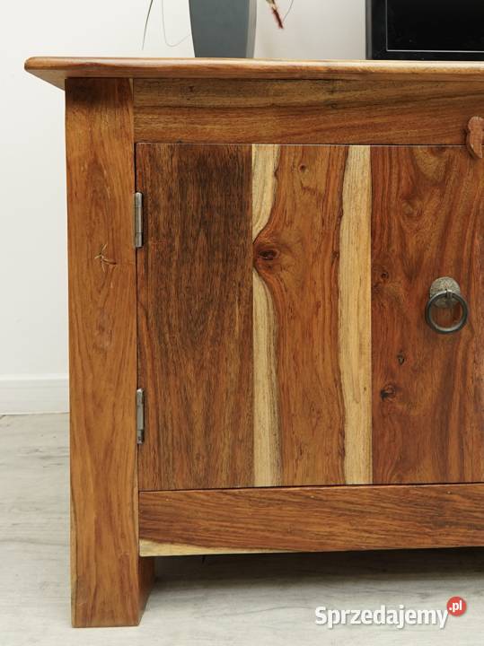 Stylowa komoda z litego drewna palisander wielkopolskie Jerka