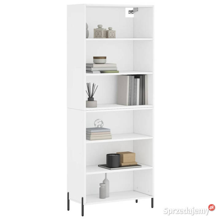 Regał biały 695x325x180 materiał drewnopochodny Warszawa