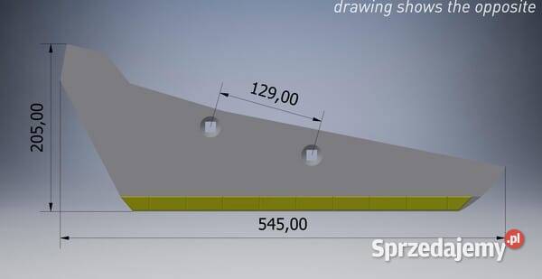 Lemiesz kopaczki z węglikiem spiekanym R0501DCN małopolskie Kamionna