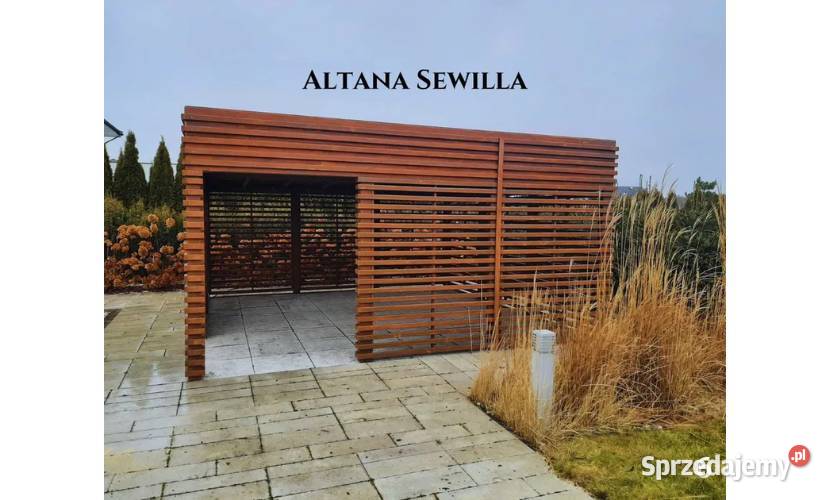 Altana drewniana nowoczesna Sewilla Szybka Łódź