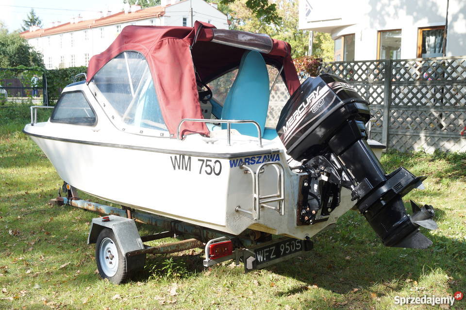 Łódź Motorowa Rybitwa Motorówka Silnik Mercury mazowieckie Warszawa