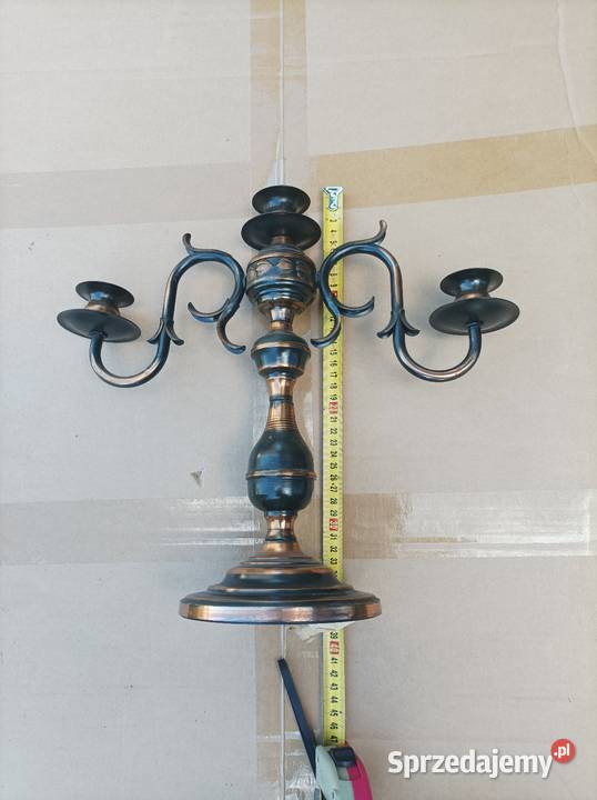 Świecznik miedziany Sterdyń