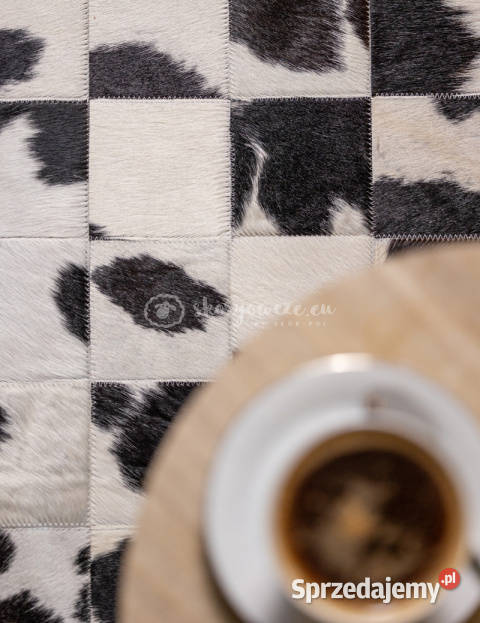 Skóra bydlęca dywan patchwork skórzany 120x180 Szaflary