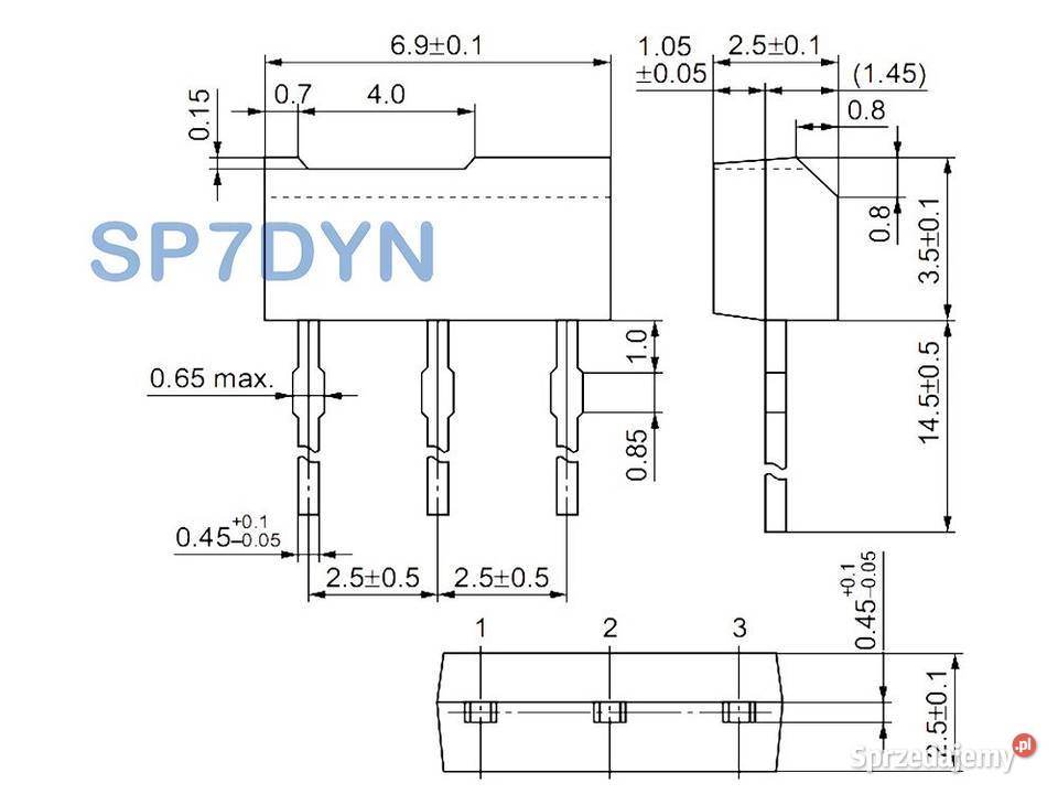 Tranzystor 2SD1996 NPN 20V 05A 600mW 2 1 Ozorków