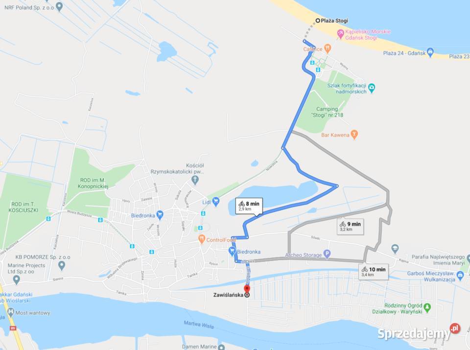 Działka ROD Gdańsk Stogi uzbrojona przygotowana pomorskie