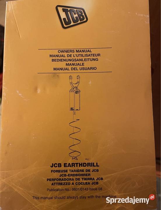 Instrukcja obsługi Wiertarka wiertarka ślimakowa Biczyce Górne