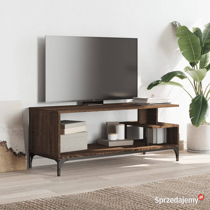 Szafka RTV brązowy dąb 102x40x41 materiał Warszawa