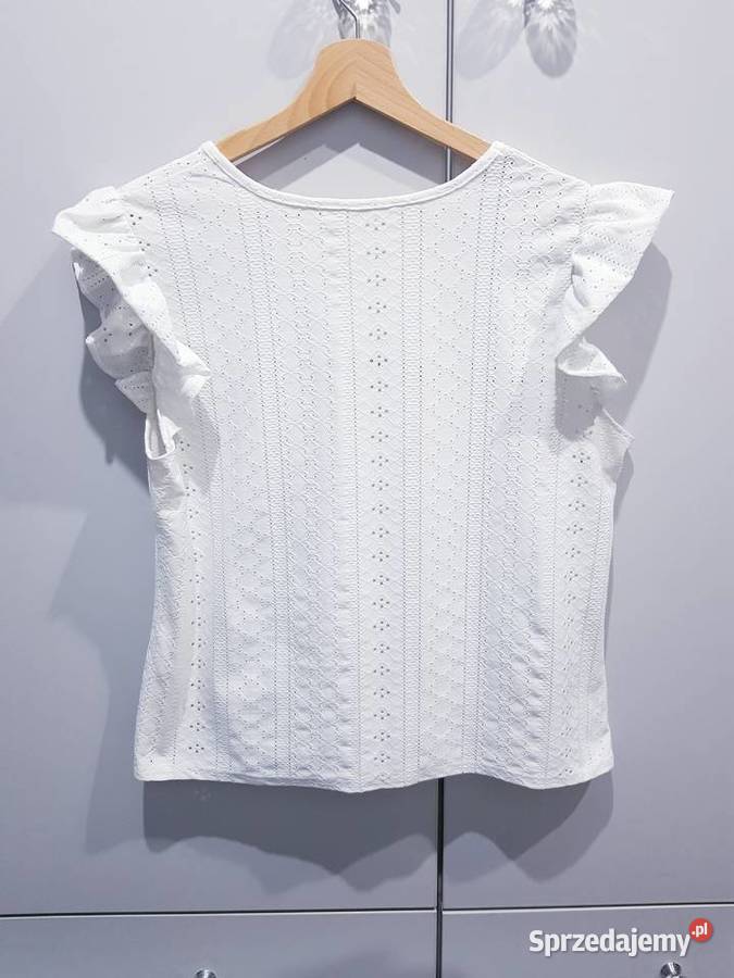 Damska bluzeczka z dziurkowanym motywem Rozmiar 42(XL) Dąbrowa Górnicza