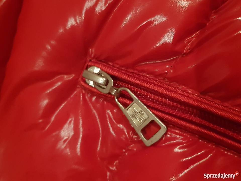 Kurtka Moncler czerwona S M L XL Szczecin