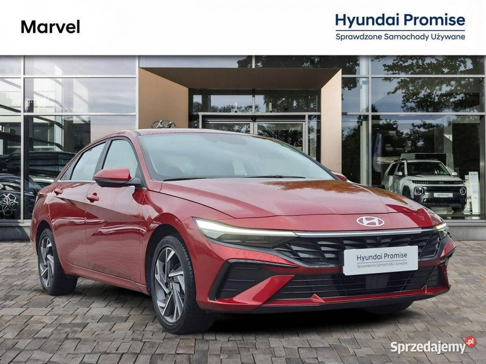 Hyundai Elantra 16 MPI 123 CVT Wersja Executive czerwony Łódź sprzedam