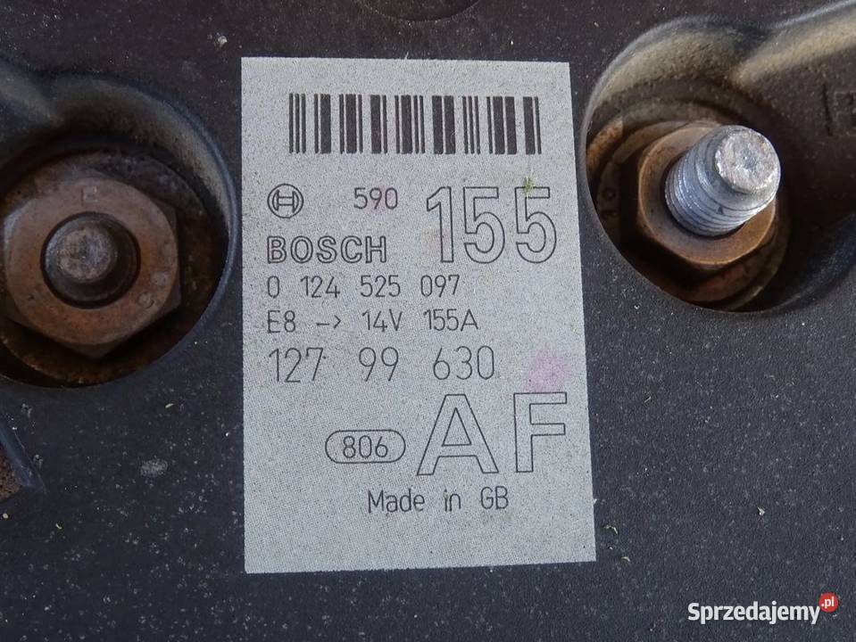 28 turbo alternator silnika insignia vectra Parcice