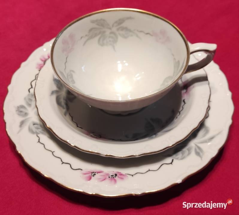 SECESYJNY ZESTAW ŚNIADANIOWY TRIO