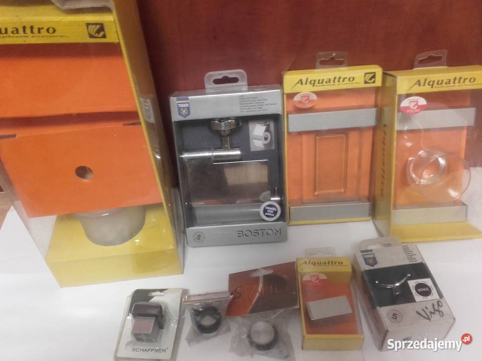 Zestaw akcesoriów łazienkowych alquattro i inne Zestawy akcesoriów Będzin