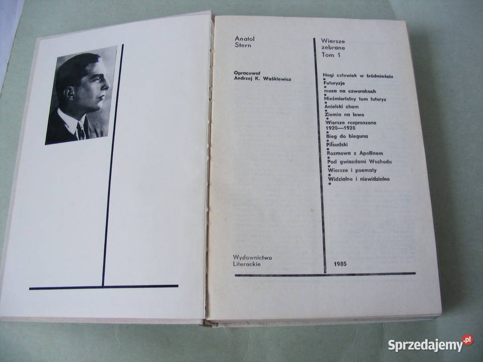 Wiersze wybrane tom 1 2 Anatol Stern