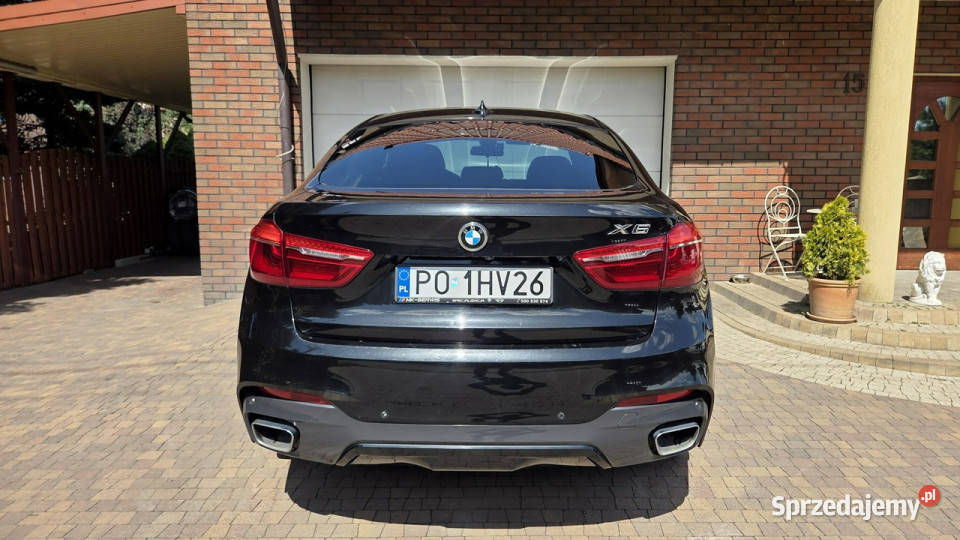 BMW X6 X6 XDRIVE 40D M PAKIET Salon Polska stan przyciemniane szyby Aleksandrów Łódzki