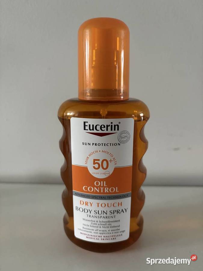 Eucerin Sun Oil Control SPF 50 Transparentny Unisex Kosmetyki i perfumy sprzedam