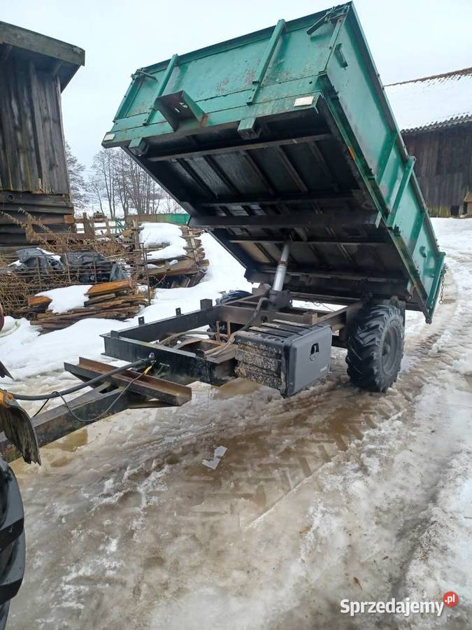 Przyczepa wywrotka jednoosiowa Młynary