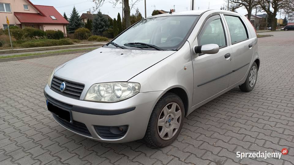 Fiat Punto II FL Dynamic 12 16V moc 80 2004 5 dr nieuszkodzony Kutno
