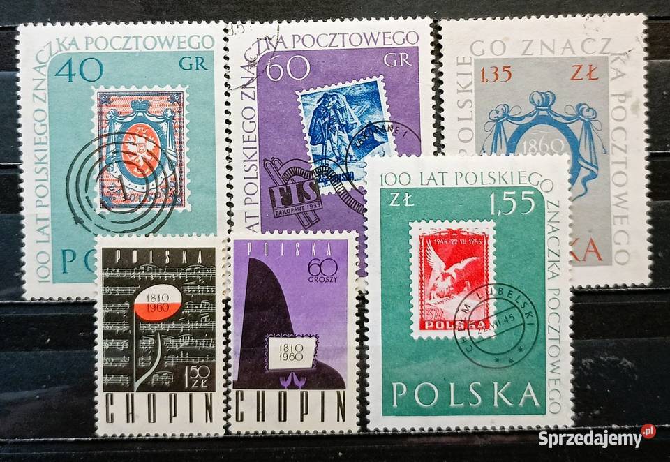L Znaczki polskie 1960 I kwartał Leźnica Wielka-Osiedle