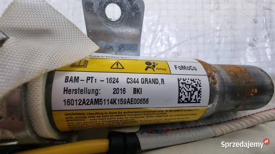 FORD GRAND C MK2 KURTYNA AIRBAG PRAWA kujawsko-pomorskie