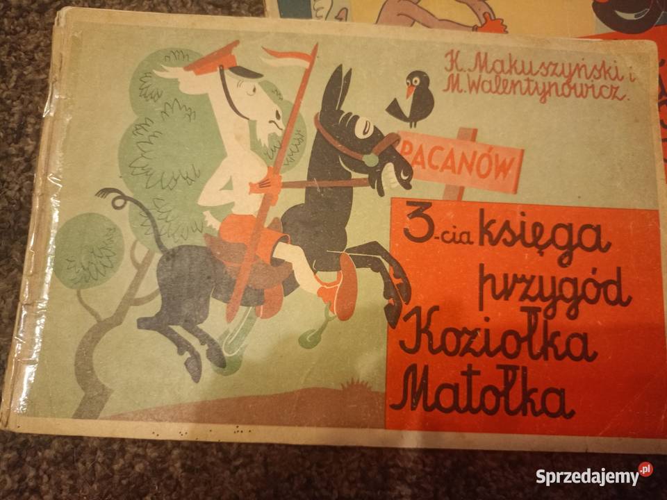 Zestaw 4 ksiąg Przygód Koziołka stare i nowe Warszawa