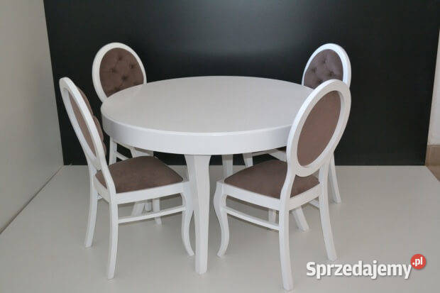 Krzesło Lite Drewno OVAL frezowane pikowane lubelskie Lublin