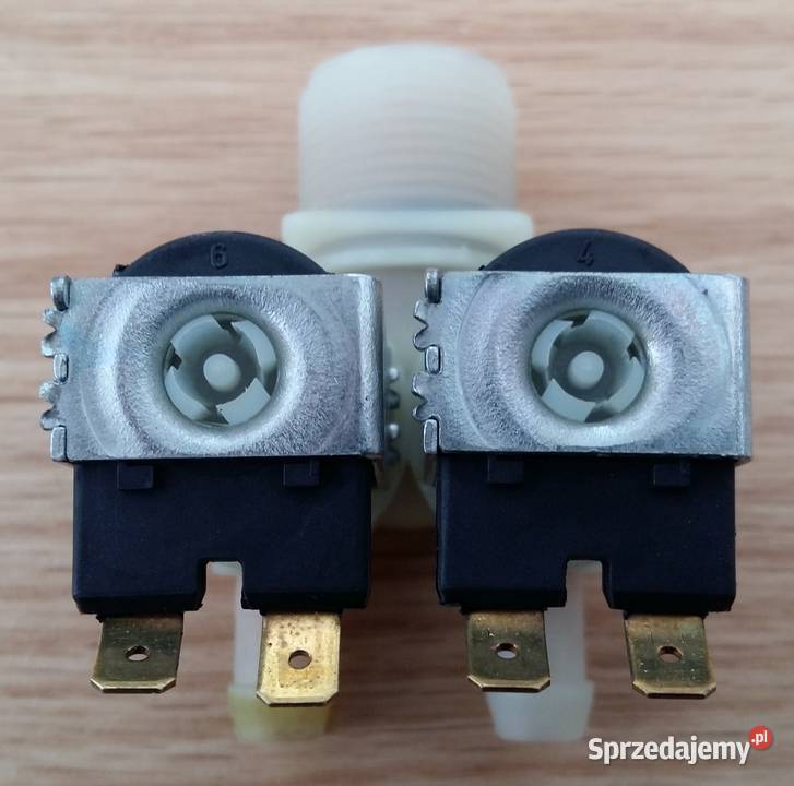 Elektrozawór Dwudrożny Prosty Podwójny do Pralki