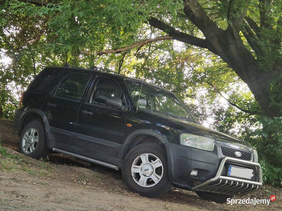 Czarny Ford Maverick 20 LPG 2003 Klima Czarne Ciechocinek