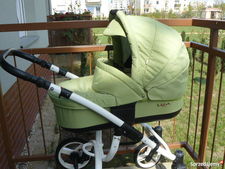 Bebetto Luca 2w1 Zielony lenbiały stelaż STAN sprzedam