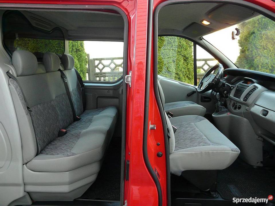 OPEL VIVARO 19 DTI długi long osób Holenderka bezwypadkowy Kielce