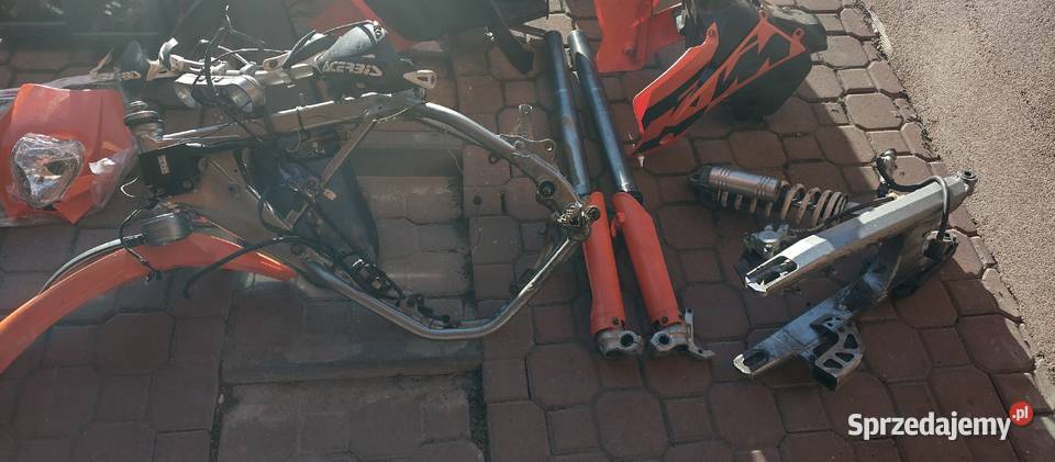 KTM exc 520 rfs w częściach z dokumentami