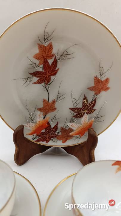 Dwa razy trio jesienne liście azjatycka