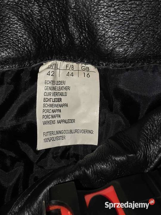 Skórzane spodnie na motor mazowieckie Warszawa sprzedam