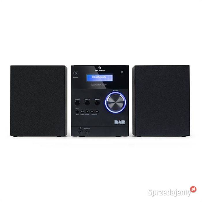 Nowa Mini Wieża Stereo Auna Bluetooth DAB Radio Nowe Bielice sprzedam
