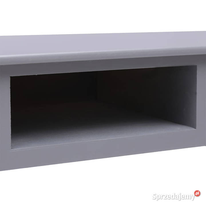 Biurko szare 108x45x76 lite drewno paulowni mazowieckie Warszawa