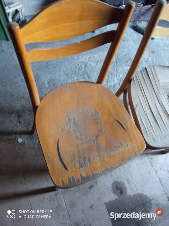 stare krzesełka z PRL Sypniewo